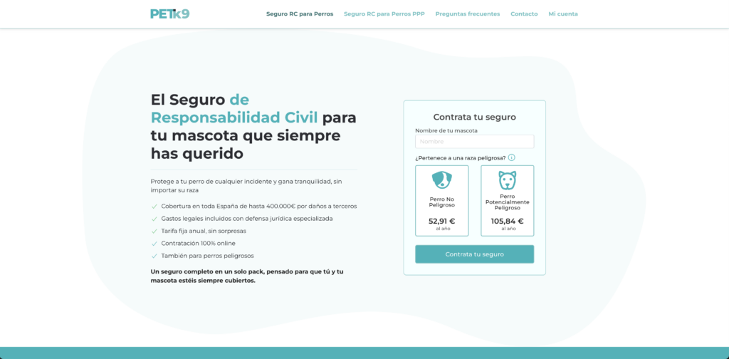 Desarrollo web PETk9